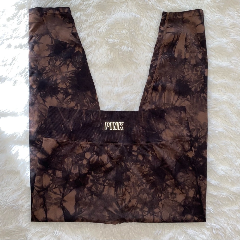 Victoria’s Secret PINK Active seamless workout tights - marble tie dye - Picture 5 of 16